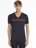 Thumbnail for your product : Gucci Cotton Jersey V-Neck Tee