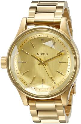 Nixon Women's A409502 Facet 38 Analog Display Japanese Quartz Gold Watch