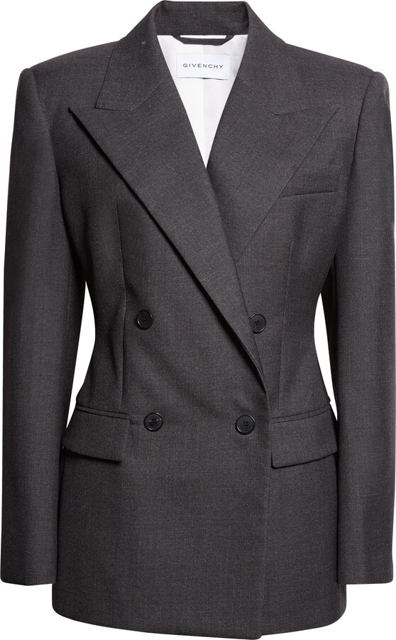 Givenchy Double Breasted Wool Jacket
