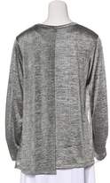 Thumbnail for your product : Alexander Wang T by Metallic Long Sleeve Top