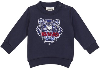 Kenzo Kids Baby logo cotton sweatshirt