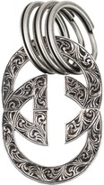 Thumbnail for your product : Gucci Engraved Interlocking G keychain