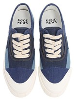 Good News Slider Denim Patchwork Sneakers Shopstyle