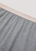 Thumbnail for your product : Emporio Armani Stretch Cotton Jersey Leggings With Logo Waistband