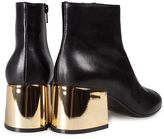 Thumbnail for your product : MM6 MAISON MARGIELA Mirrored-heel Leather Ankle Boots