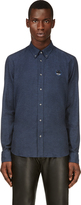 Thumbnail for your product : Kenzo Navy Flannel Shirt