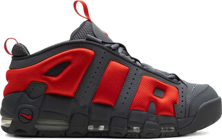 Nike Air More Uptempo " Dark Grey/Metallic Silver/Light Crimson" sneakers