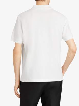 Burberry Triple Archive Logo Cotton Piqué Polo Shirt