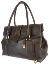 Thumbnail for your product : Loro Piana Grained Leather Tote