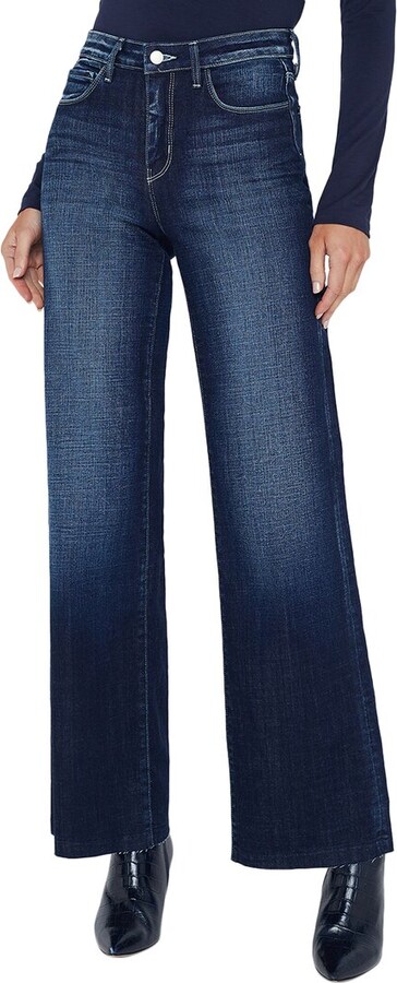 L'Agence Scottie High-Rise Culver Wide Leg Jean