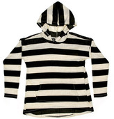 Thumbnail for your product : Max & Bean Look Amazing Crochet Yoke Long Sleeve Hooded Sweater (Big Girls)