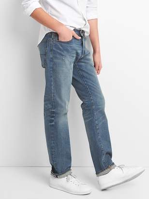 Gap Limited-Edition Cone Denim® Selvedge Straight Jeans with GapFlex