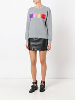 Thumbnail for your product : MSGM logo embroidered jumper