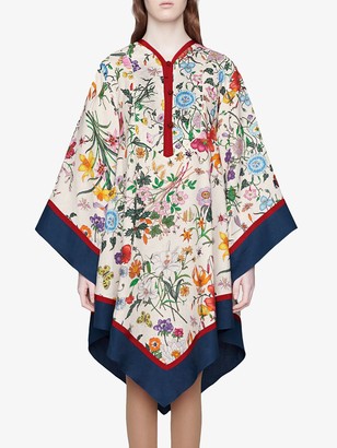 Gucci Kimono style dress with Flora print