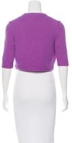 Thumbnail for your product : Michael Kors Cashmere Cropped Cardigan