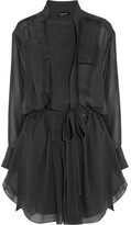 Thumbnail for your product : Isabel Marant Carla silk-georgette mini dress