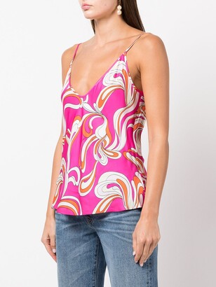 L'Agence Lexi abstract-print camisole