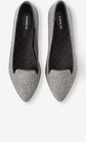 Thumbnail for your product : Express Heathered Felt Pointed Toe Flats