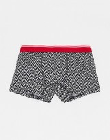 Thumbnail for your product : Burton Menswear 3 pack trunks with mono print in grey