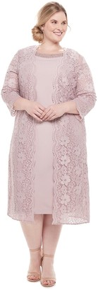 plus size lace duster vest