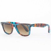 Thumbnail for your product : Ray-Ban Wayfarer Sunglasses in Multi Print 0RB2140-110885-50