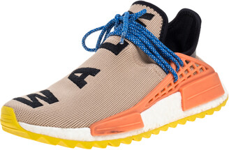 Pharrell Williams x adidas Beige Fabric Human Body NMD Sneakers Size 40 2/3  - ShopStyle