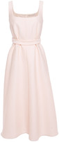 Thumbnail for your product : Emilia Wickstead Shelly Belted Cloque Midi Dress