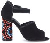 Thumbnail for your product : Kat Maconie Sierra Heeled Sandal In Black Leather And Suede