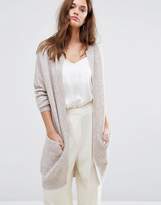 Thumbnail for your product : Selected Long Line Knit Cardigan