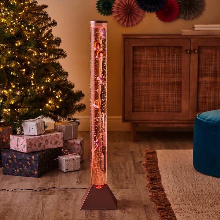 Global Gizmos Dunelm Unicorn Light Up Bubble Tank Pink ShopStyle