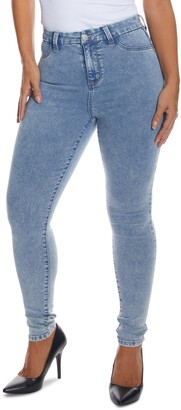 Dollhouse Juniors' Curvy-Fit High-Rise Skinny Jeans