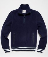 Thumbnail for your product : Todd Snyder + Champion Lightweight Polartec Half Zip in Navy