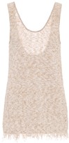Thumbnail for your product : Alanui Cotton-blend knit tank top