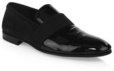 Thumbnail for your product : Ferragamo Bryden Patent Leather Moccasins