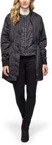Thumbnail for your product : Sam Edelman Elongated Satin 2-in-1 Bomber Jacket