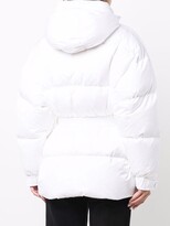 Thumbnail for your product : Ienki Ienki Belted Down-Padded Hooded Coat