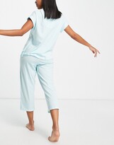 Thumbnail for your product : Lauren Ralph Lauren pyjama set in light blue