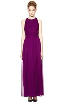 Thumbnail for your product : Alice + Olivia Runie Leather T-Back Maxi Dress