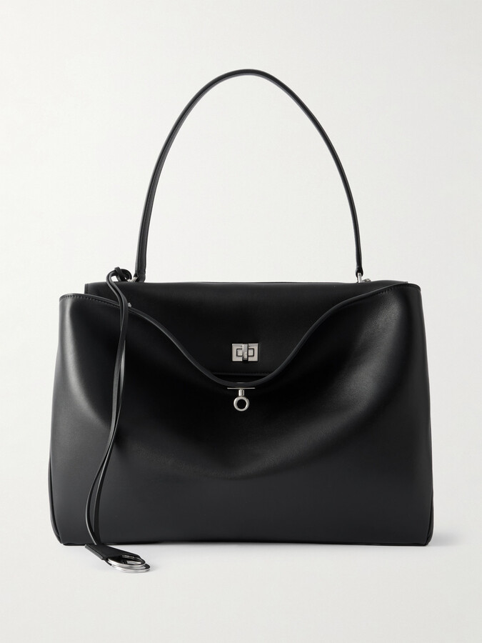 Balenciaga Bel Air Small Leather Tote Black One size