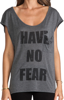 Thumbnail for your product : Haute Hippie Have No Fear Cap Sleeve Tee