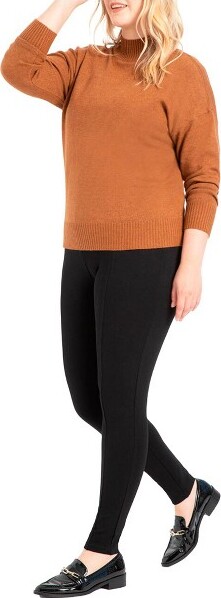 ELOQUII ELOQUIIMiracleFlawlessLegging-24,Black