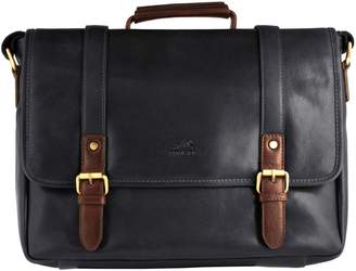 Mancini Calabria Leather Laptop Messenger Bag