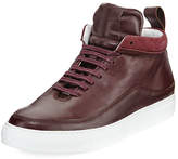 Thumbnail for your product : Public School Men's Braeburn Leather High-Top Sneakers, Oxblood