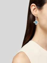 Thumbnail for your product : Jude Frances Topaz & Diamond Drop Earrings
