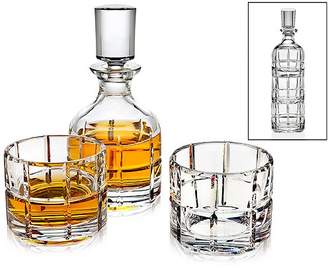 Godinger Radius Stackable Decanter with 2 Glasses