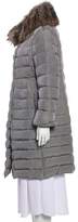 Thumbnail for your product : Moncler Fur-Trimmed Down Coat
