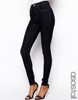 Thumbnail for your product : ASOS TALL Ridley High Waist Ultra Skinny Jeans In Indigo