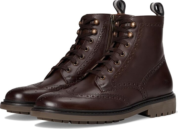 Kenneth Cole Todd Men's Boots Dark Brown Leather : 7 M