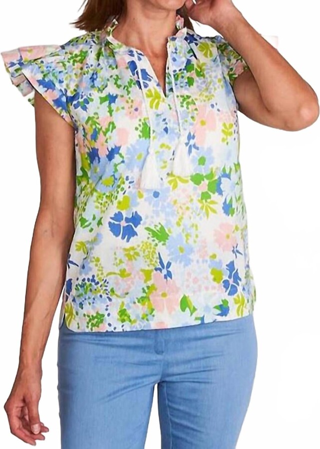 CK BRADLEY Kimball Top In Poppy Pastel
