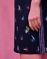 Thumbnail for your product : WANDLE Fly fish print shift dress